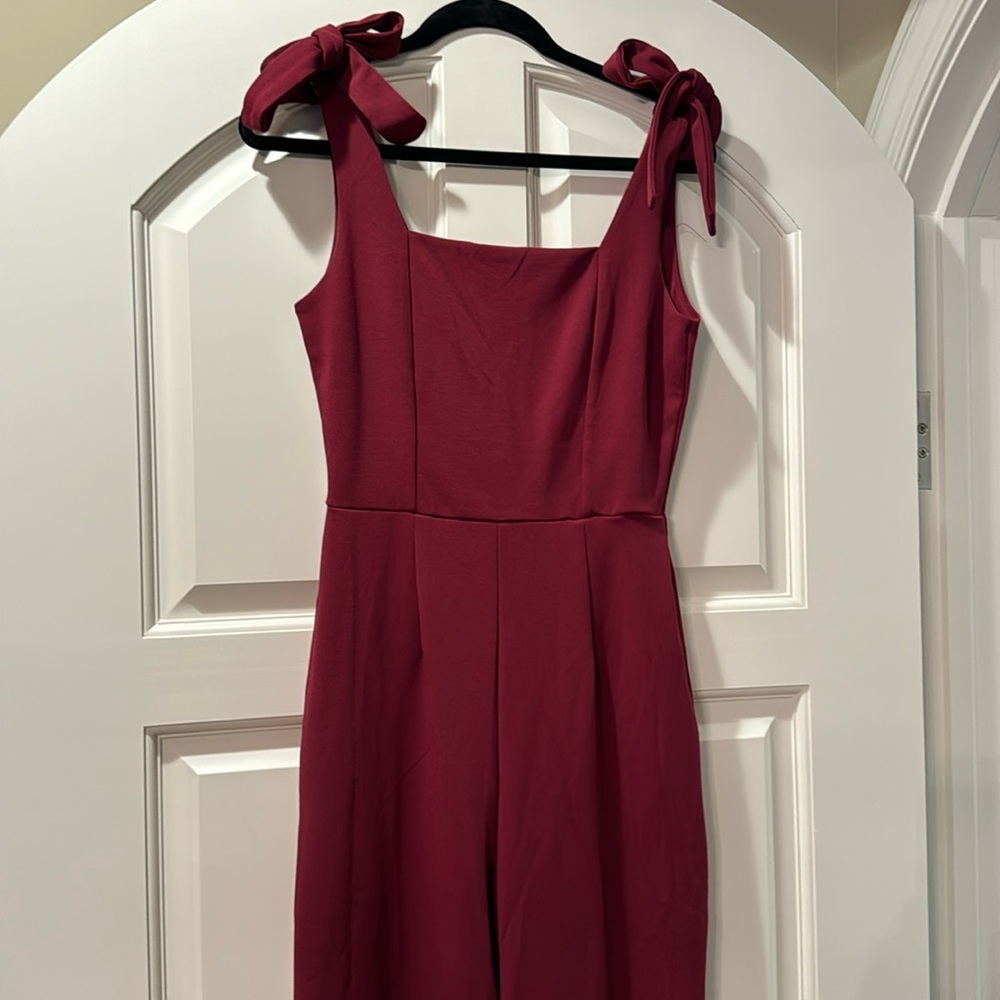 Mi Ami red jumpsuit (wide leg) Size small